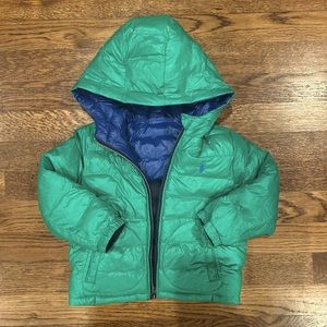 EUC Ralph Lauren 24 Mo Reversible Water Repellent Jacket.